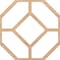 Ekena Millwork 33W x 33H x 38T Small Cameron Decorative Fretwork Wood Ceiling Panels, Hickory CELW33X33X0375CAMHI - alternate 2